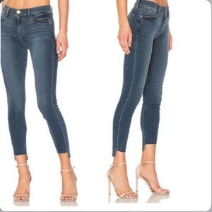 Frame Denim Le High Skinny Stagger Hem in Woodhaven Size 28